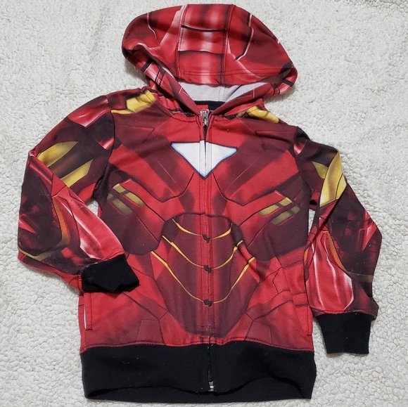 iron man zipper hoodie